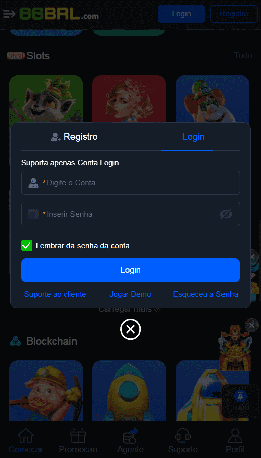 Instruções para registrar facilmente uma conta 66Brl